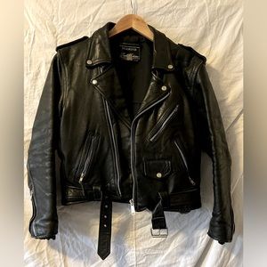 Vintage genuine leather jacket